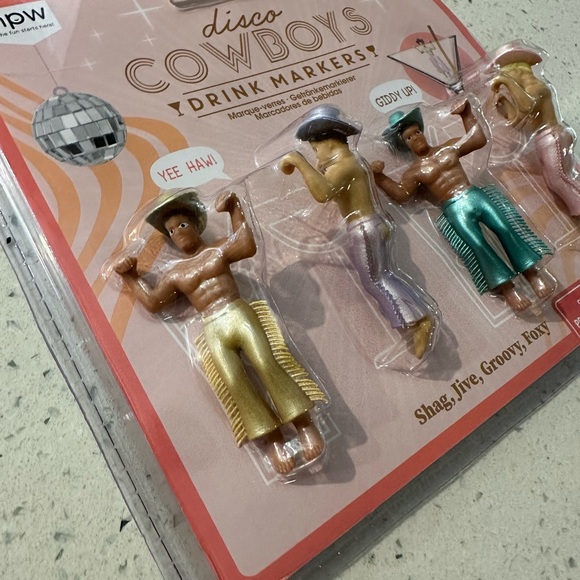 NWT Disco Cowboy Drink Marker Set - Picture 5 of 9